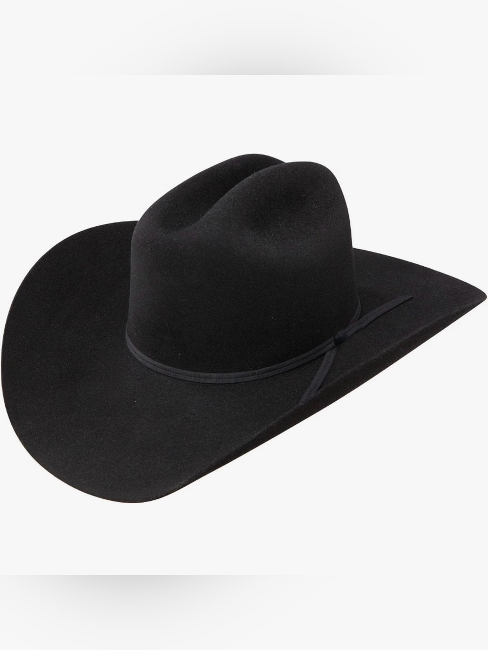 $130 Stetson Stallion Collection The Cattleman Cowboy Hat 7 3/8 Made Texas Wool